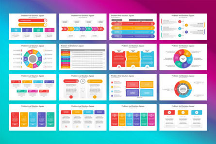 Problem And Solution Jigsaw PowerPoint Template, Slide 2, 13290, Lavoro — PoweredTemplate.com