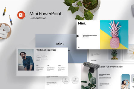 Mini Powerpoint Presentation Template, スライド 2, 13306, ビジネス — PoweredTemplate.com