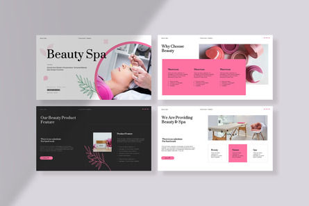 Beauty Spa Powerpoint Template, Diapositive 4, 13330, Business — PoweredTemplate.com