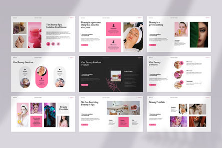 Beauty Spa Powerpoint Template, Diapositive 7, 13330, Business — PoweredTemplate.com