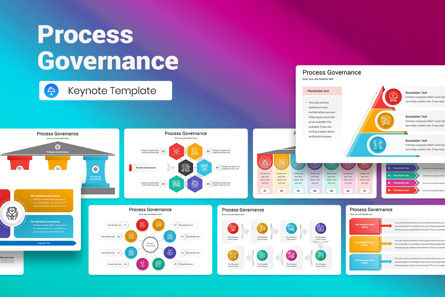 Process Governance Keynote Template, 苹果主题演讲模板, 13338, 商业 — PoweredTemplate.com