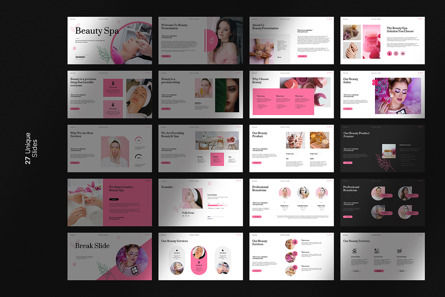 Beauty Spa Googleslide Template, Slide 8, 13344, Bisnis — PoweredTemplate.com