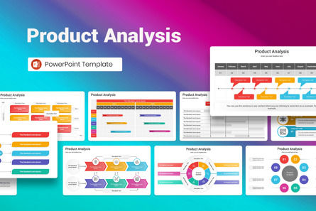 Product Analysis PowerPoint Template, Modello PowerPoint, 13357, Lavoro — PoweredTemplate.com