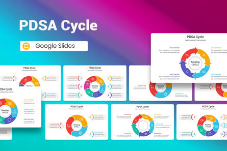 PDSA Cycle Google Slides Template, Tema do Google Slides, 13359, Negócios — PoweredTemplate.com