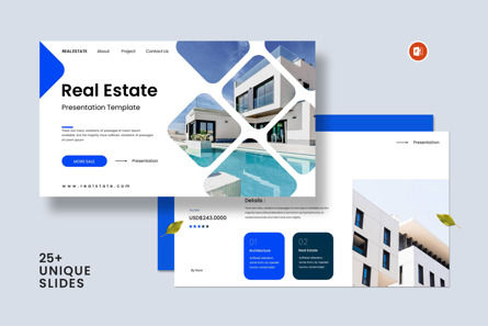 Real Estate Presentation Template, PowerPoint Template, 13363, Real Estate — PoweredTemplate.com