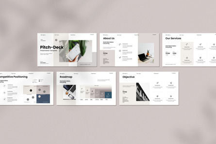 Pitch-Deck Google Slide Template, Diapositive 3, 13370, Business — PoweredTemplate.com