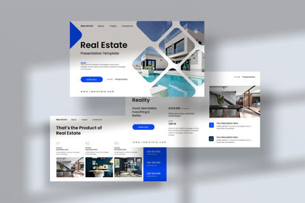 Real Estate Google Slide Template, Dia 2, 13377, Vastgoed — PoweredTemplate.com