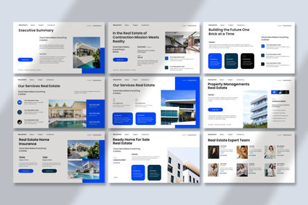 Real Estate Google Slide Template, Diapositive 4, 13377, Immobilier — PoweredTemplate.com