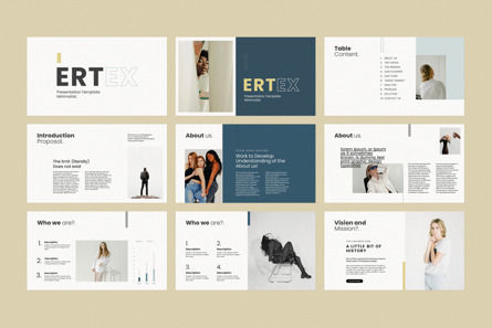 Ertex Presentation Template, Diapositive 5, 13384, Business — PoweredTemplate.com
