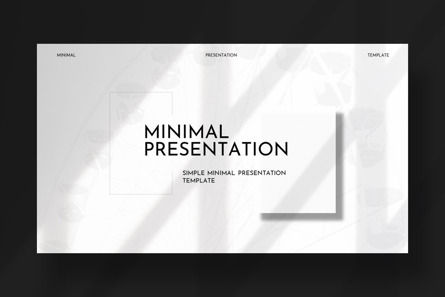 Simple Minimal Presentation Template, Slide 5, 13386, Business — PoweredTemplate.com