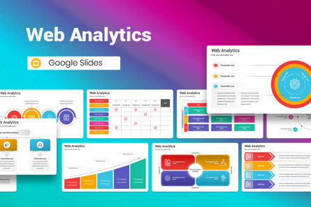 Web Analytics Google Slides Template, Google Presentaties-thema, 13393, Bedrijf — PoweredTemplate.com