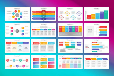 Marketing KPI PowerPoint Template, Diapositiva 2, 13398, Negocios — PoweredTemplate.com