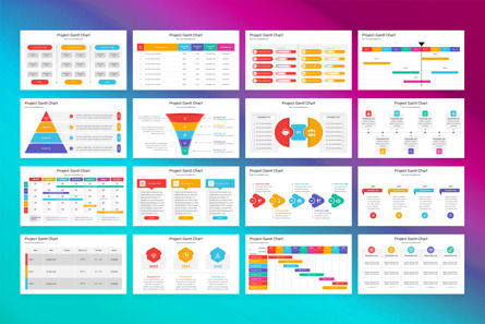 Project Gantt Chart PowerPoint Template, Slide 2, 13402, Business — PoweredTemplate.com