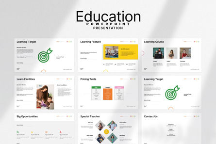 University Education PowerPoint Template, Diapositive 7, 13410, Education & Training — PoweredTemplate.com