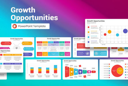 Growth Opportunities PowerPoint Template, PowerPoint Template, 13412, Business — PoweredTemplate.com