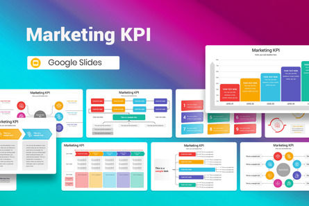 Marketing KPI Google Slides Template, Tema de Google Slides, 13426, Negocios — PoweredTemplate.com