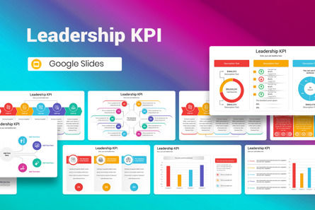 Leadership KPI Google Slides Template, Tema do Google Slides, 13427, Negócios — PoweredTemplate.com
