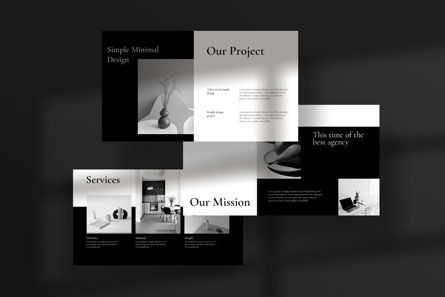 Simple Minimal Presentation Template, Diapositive 3, 13434, Business — PoweredTemplate.com