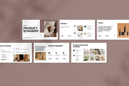 Modern Product Roadmap Presentation Template, Slide 3, 13436, Lavoro — PoweredTemplate.com