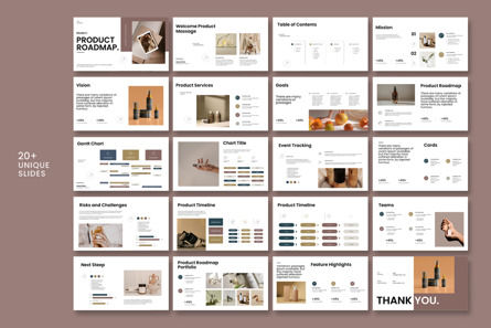 Modern Product Roadmap Presentation Template, Diapositiva 5, 13436, Negocios — PoweredTemplate.com