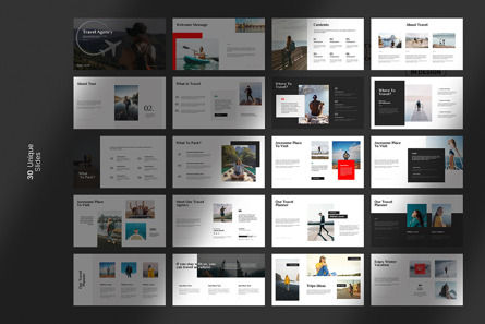 Travel Googleslide Presentation, Diapositive 9, 13452, Business — PoweredTemplate.com