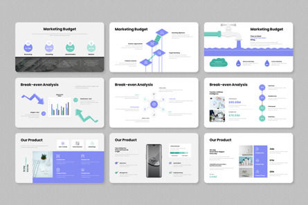 Business Plan Google Slide Template, Deslizar 17, 13455, Negócios — PoweredTemplate.com