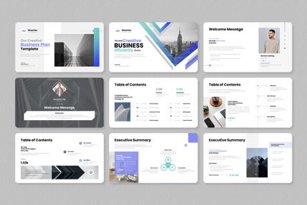Business Plan Google Slide Template, Diapositive 3, 13455, Business — PoweredTemplate.com