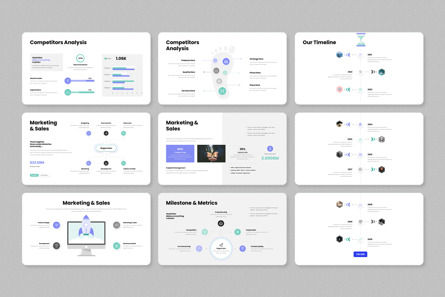 Business Plan Google Slide Template, Slide 9, 13455, Business — PoweredTemplate.com