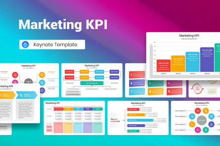 Marketing KPI Keynote Template, Keynote Template, 13457, Lavoro — PoweredTemplate.com
