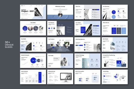 Business Project Google Slide Template, 幻灯片 8, 13473, 商业 — PoweredTemplate.com
