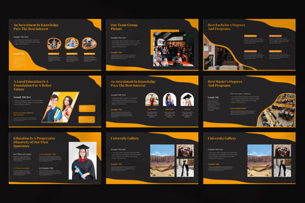 Education University PowerPoint Template, スライド 7, 13476, Education & Training — PoweredTemplate.com