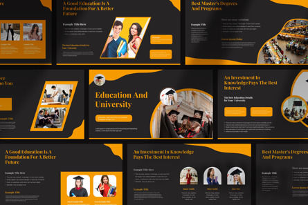 Education University PowerPoint Template, Slide 9, 13476, Education & Training — PoweredTemplate.com