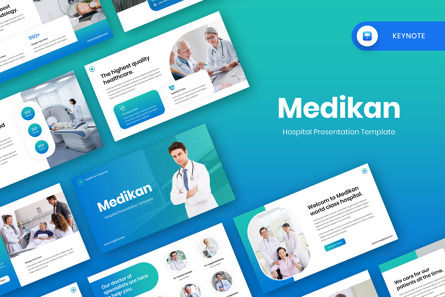 Medikan - Hospital Keynote Template, Modele Keynote, 13484, Médical — PoweredTemplate.com