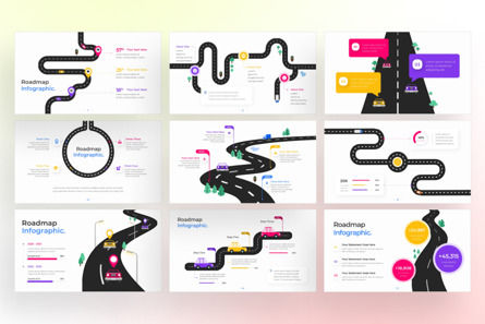 Roadmap Journey PowerPoint - Infographic Template, 슬라이드 3, 13492, 비즈니스 — PoweredTemplate.com