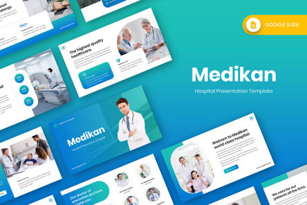 Medikan - Hospital Google Slide Template, Google Presentaties-thema, 13498, Medisch — PoweredTemplate.com