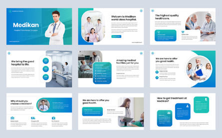 Medikan - Hospital Google Slide Template, Deslizar 2, 13498, Médico — PoweredTemplate.com