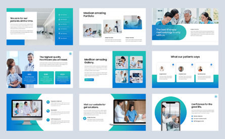 Medikan - Hospital Google Slide Template, Diapositive 4, 13498, Médical — PoweredTemplate.com