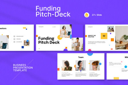 Investor Pitch Deck Presentation, Tema do Google Slides, 13505, Modelos de Negócio — PoweredTemplate.com