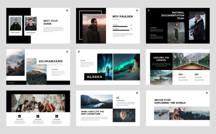 Natural - Adventure and Nature Keynote Template, Slide 3, 13506, Lavoro — PoweredTemplate.com