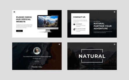 Natural - Adventure and Nature Keynote Template, Slide 5, 13506, Bisnis — PoweredTemplate.com
