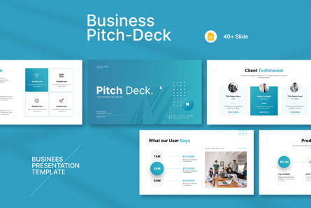 Pitch Deck Presentation Template, Google Slides Thema, 13528, Business — PoweredTemplate.com