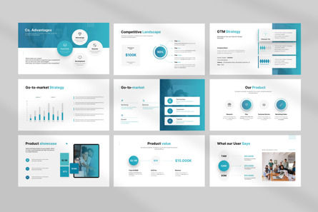 Pitch Deck Presentation Template, Diapositive 7, 13528, Business — PoweredTemplate.com