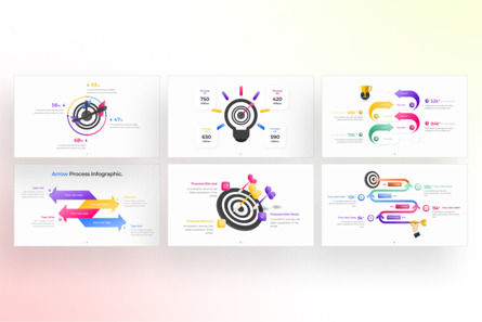 Arrow Process PowerPoint - Infographic Template, Diapositive 2, 13529, Business — PoweredTemplate.com