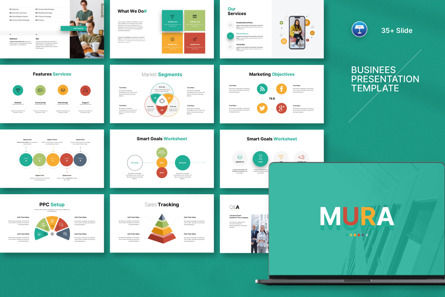 Mura Infographic Keynote Presentation, Modele Keynote, 13535, Infographies — PoweredTemplate.com