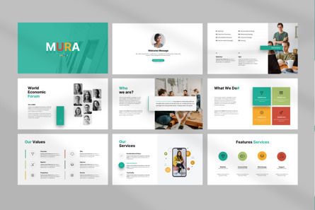 Mura Infographic Keynote Presentation, Diapositive 3, 13535, Infographies — PoweredTemplate.com
