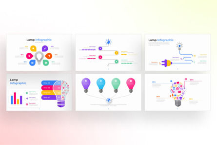 Lamp PowerPoint - Infographic Template, Slide 2, 13536, Business — PoweredTemplate.com