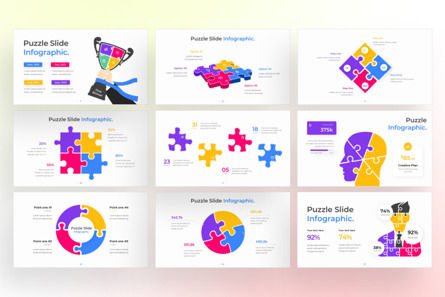 Puzzle PowerPoint - Infographic Template, Slide 3, 13542, Business — PoweredTemplate.com