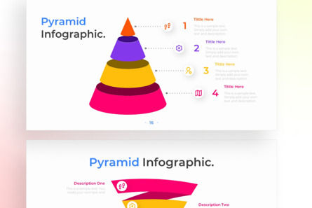 Pyramid PowerPoint - Infographic Template, 幻灯片 4, 13543, 3D — PoweredTemplate.com