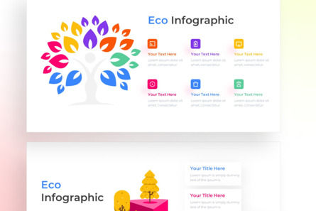Eco PowerPoint - Infographic Template, Deslizar 4, 13546, Negócios — PoweredTemplate.com