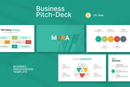 Mura Infographic Presentation, Tema Google Slides, 13547, Infografis — PoweredTemplate.com
